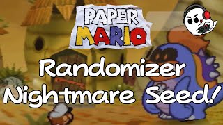 Paper Mario Randomizer: This Seed Was A Nightmare!