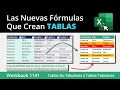 Descubre Las Nuevas Fórmulas de Excel que Crean Tablas (Tablas No Tabulares a Tabulares)