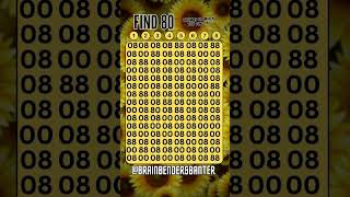 Test Your COGNITIVE Brain Skills With This FAST Number Game! #shorts