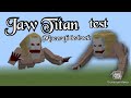 Jaw titan test [ Aot revenge ] minecraft bedrock