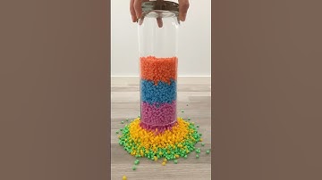 Simple Yet Satisfying Reverse Video With Beads #shorts