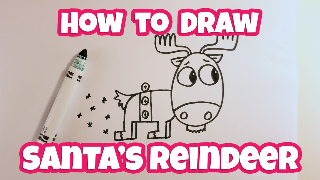 Reindeer Coloring Vector Art, Icons, and Graphics for Free Download