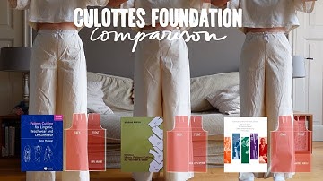 Comparing 3 pattern drafting techniques - Culotte pattern block (Trouser Foundation 1/4)