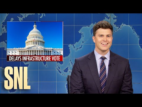 Weekend Update: Democrats Delay Infrastructure Vote, R. Kelly Found Guilty - SNL
