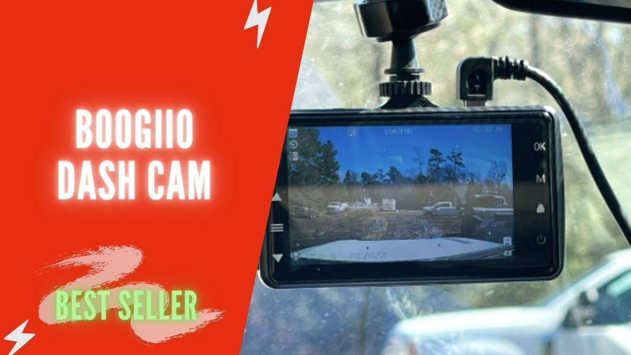 BOOGIIO Dash Cam Unbox, Footage  BOOGIIO 1080P FHD Car Driving Recorder 