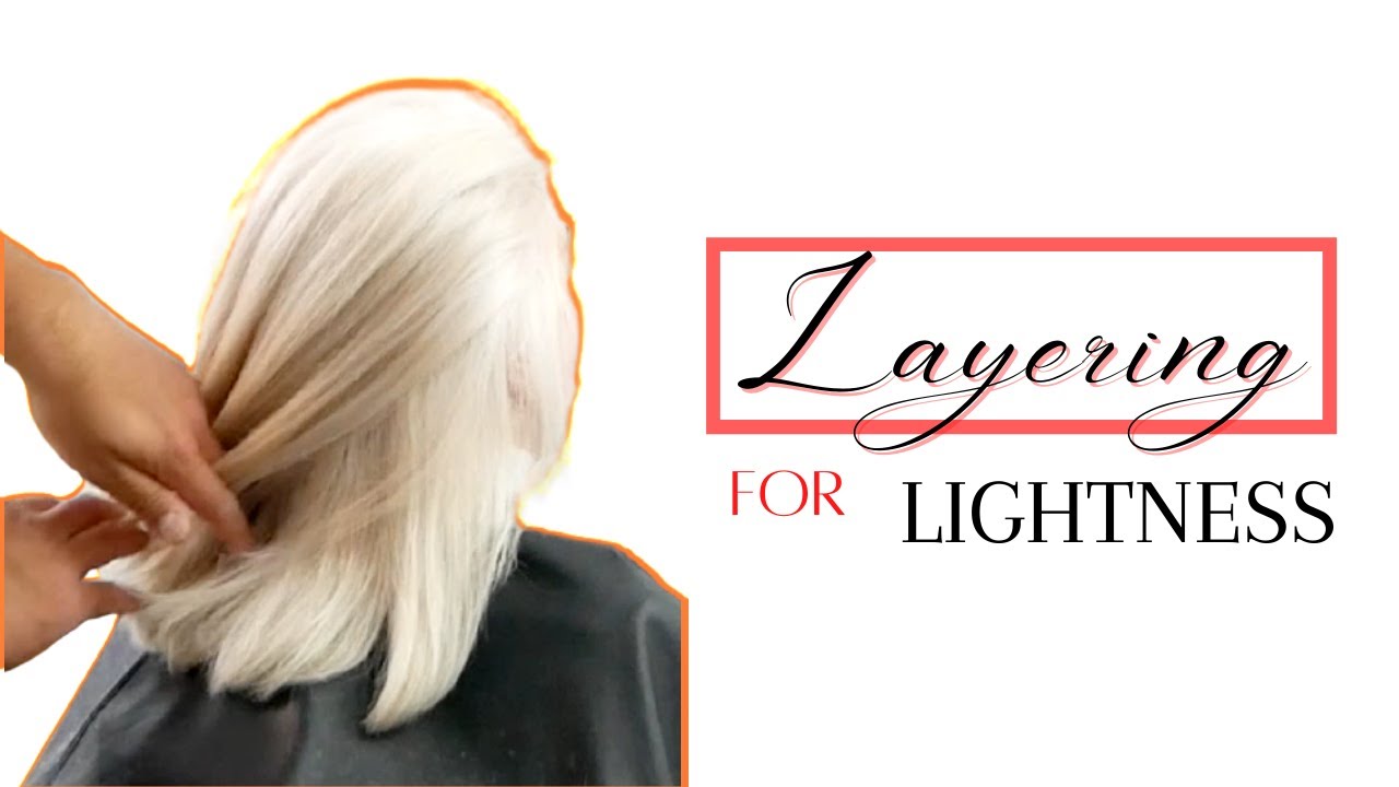 How To Cut Layers To Create Lightness In The Hair How To Cut Women's