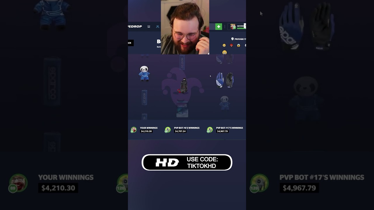 HE GOT A $15,000 WIN!