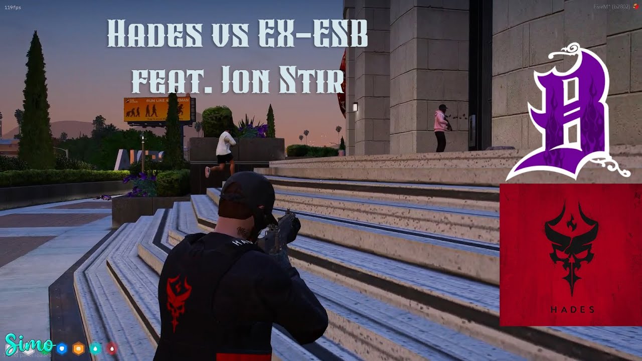 Hades vs Ex-ESB feat. Jon Stir | 4v6 MultiPOV | NoPixel RP