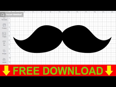 Mustache Svg Free Cutting Files for Cricut Instant Download