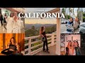 Travel vlog california holiday parties seeing friends and exploring la