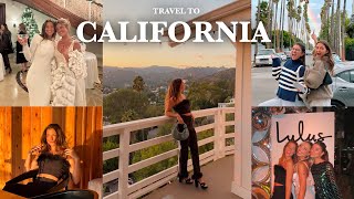 TRAVEL VLOG: california, holiday parties, seeing friends, and exploring LA!