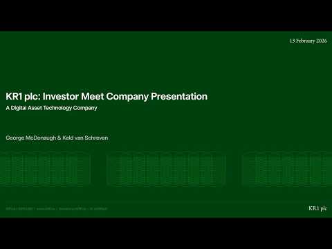 KR1 PLC - Investor Presentation