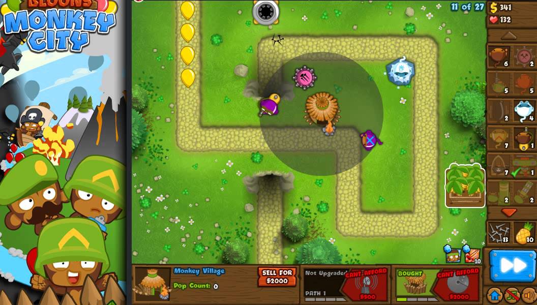 Bloons monkey city Mission 189 HD