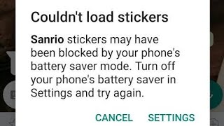 How to fix WhatsApp stickers blocked by battery saver problem 2023 screenshot 4