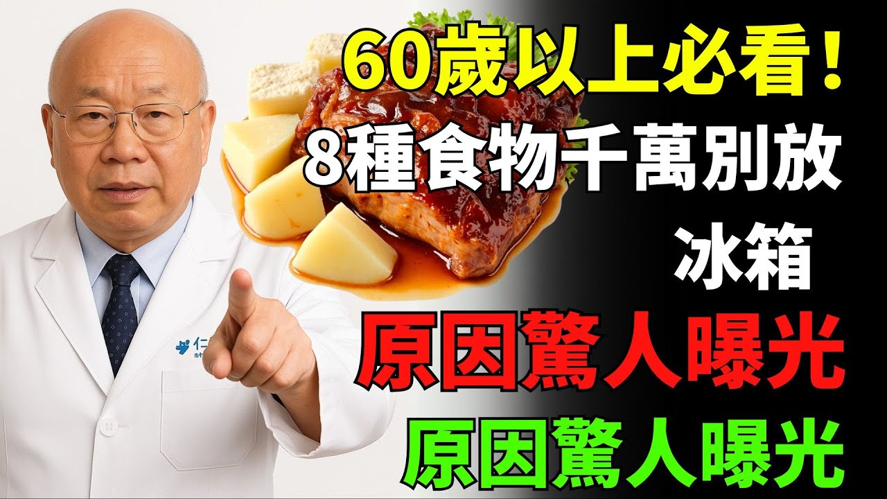超過60歲必知！8種食物絕對不能冷藏－銀髮族的健康秘訣