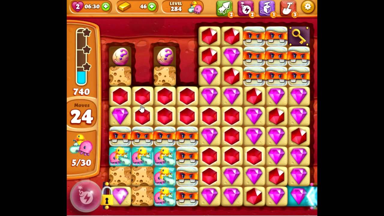 Diamond Digger Saga level 284 no boosters 😈