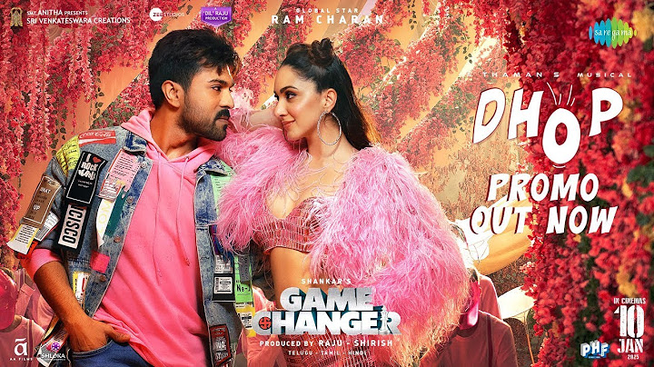 Dhop - Song Promo | Game Changer | Ram Charan, Kiara Advani | Thaman S | Shankar