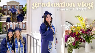 ‍ GRADUATION VLOG: the end of college diaries, grwm, grad pics, ceremony (goodbye student debt)