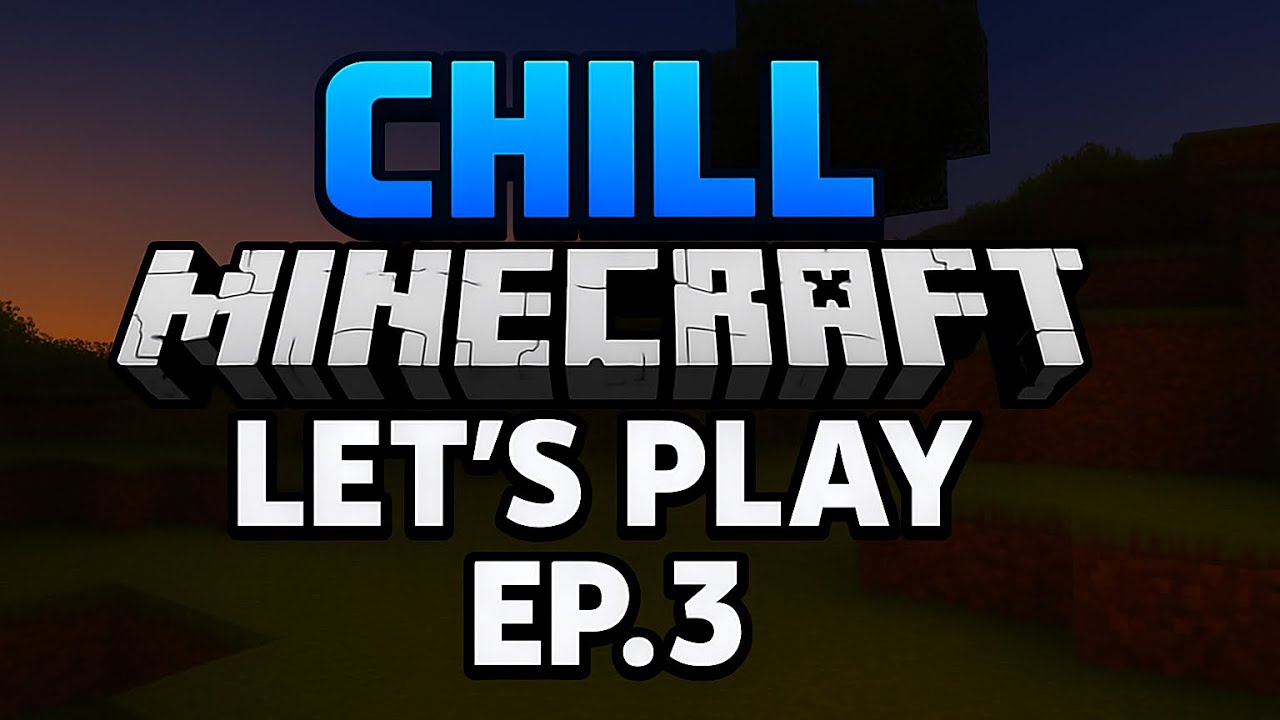 Chill Minecraft Survival #3– Cave mining and peaceful vibes (No Commentary)
