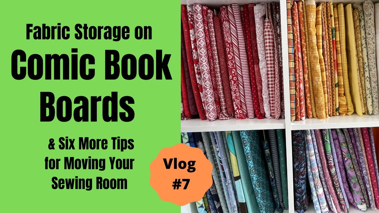 COMIC BOOK BOARDS for FABRIC Storage