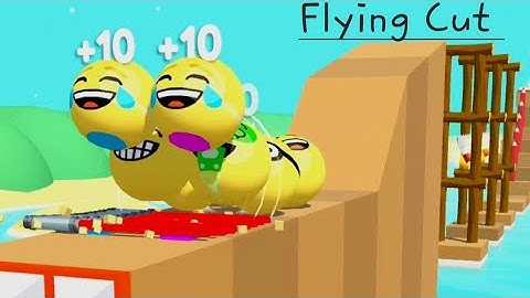 Flying Cut | Very satisfying and relaxing ASMR slicing game 22