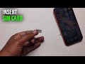How to insert Sim Card iPhone