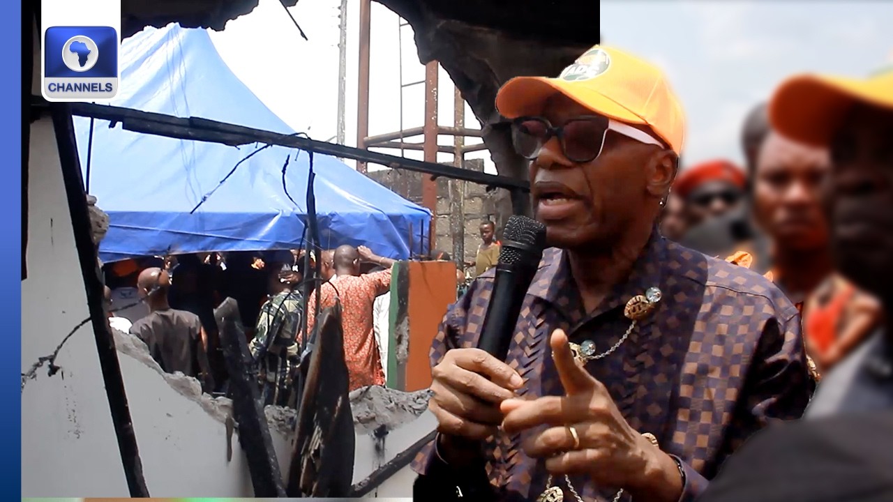 ADC Secretariat Burnt As Amaechi Attacked In Ubima