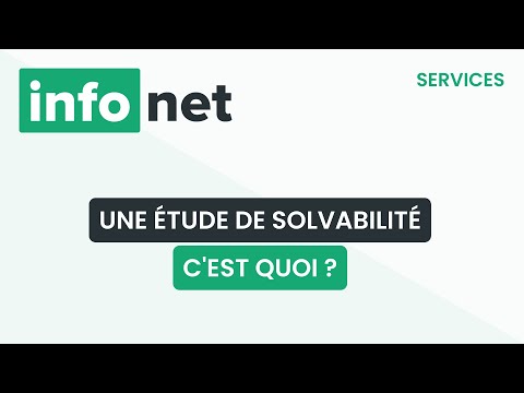 Une étude de solvabilité, c'est quoi ? (définition, aide, lexique, tuto, explication)