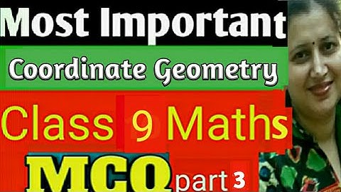 Most Important MCQ|Class 9 Maths|Ch-3 NCERT|Coordinate Geometry MCQs|CBSE ICSE|Part-3
