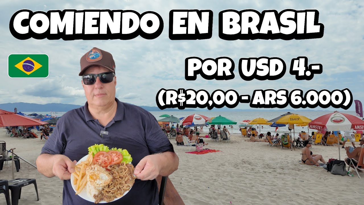 Comiendo en Canasvieiras muy barato l Florianópolis l Brasil 