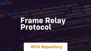 Frame relay protocol