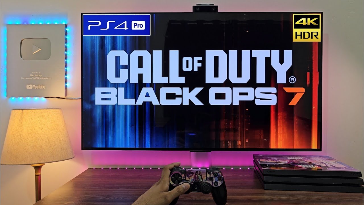 Call Of Duty Black Ops 7 (PS4 PRO) 4K HDR 60FPS Great Performance 😍