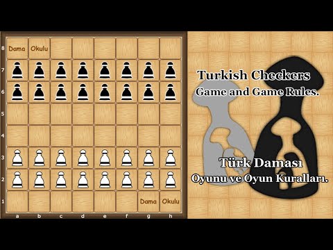 Dama Nasıl Oynanır? | Dama Böyle Oynanır | Türk Daması Oyunu ve Oyun Kuralları.