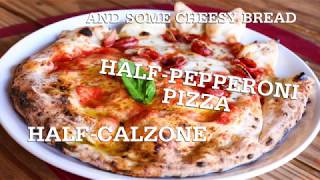 Half-pepperoni pizza ...