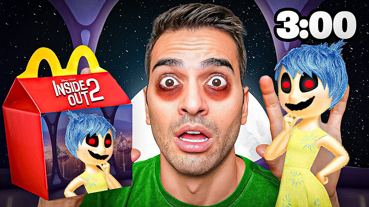 NON MANGIARE L’HAPPY MEAL DI INSIDE OUT DEL MCDONALD'S