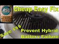 2010-2015 Prius Hybrid HV battery fan clean Cheap and easy POA82