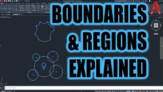 AutoCAD Boundary vs. Region! Difference between Boundaries & Regions + MustKnow Tips