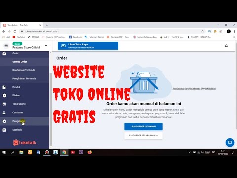 Cara Membuat Website Toko Online Gratis Selamanya - Bekerja di Rumah Aja