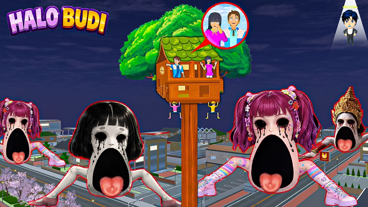 Yuta Mio Buat Rumah Pohon Paling Aman Dari Pasukan NAYKILLA EATER Di Kota Sakura😱