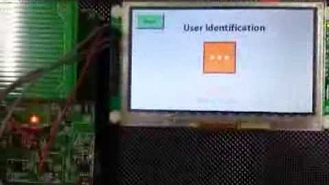 PIC32 Machinery User Identification Graphic Display Demo