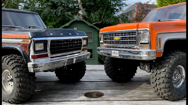 Traxxas Trx4 Bronco with Brass Upgrades & Chevy Blazer Trx4 - Backyard Bash