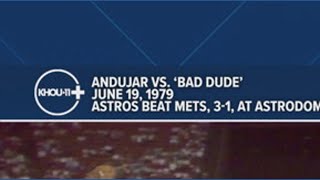 He was at first base screaming at me, says Andujar of Bad Dude after 1979 encounter