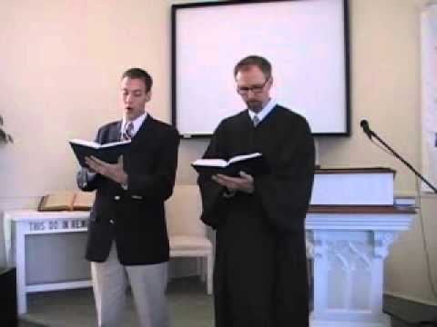 Hymn: "Wondrous King All-Glorious," Trinity Hymnal #132. First Presbyterian Church