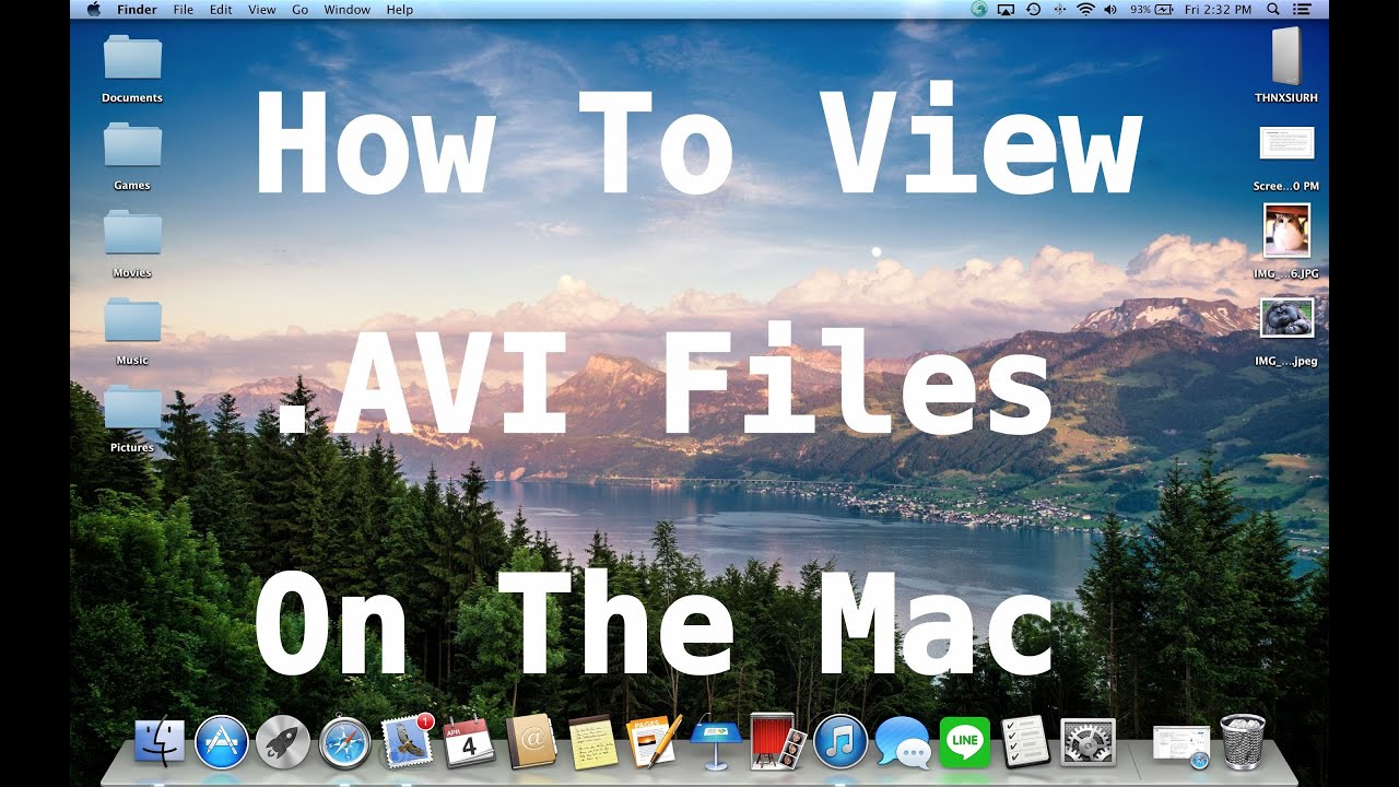 best program to open avi files on mac