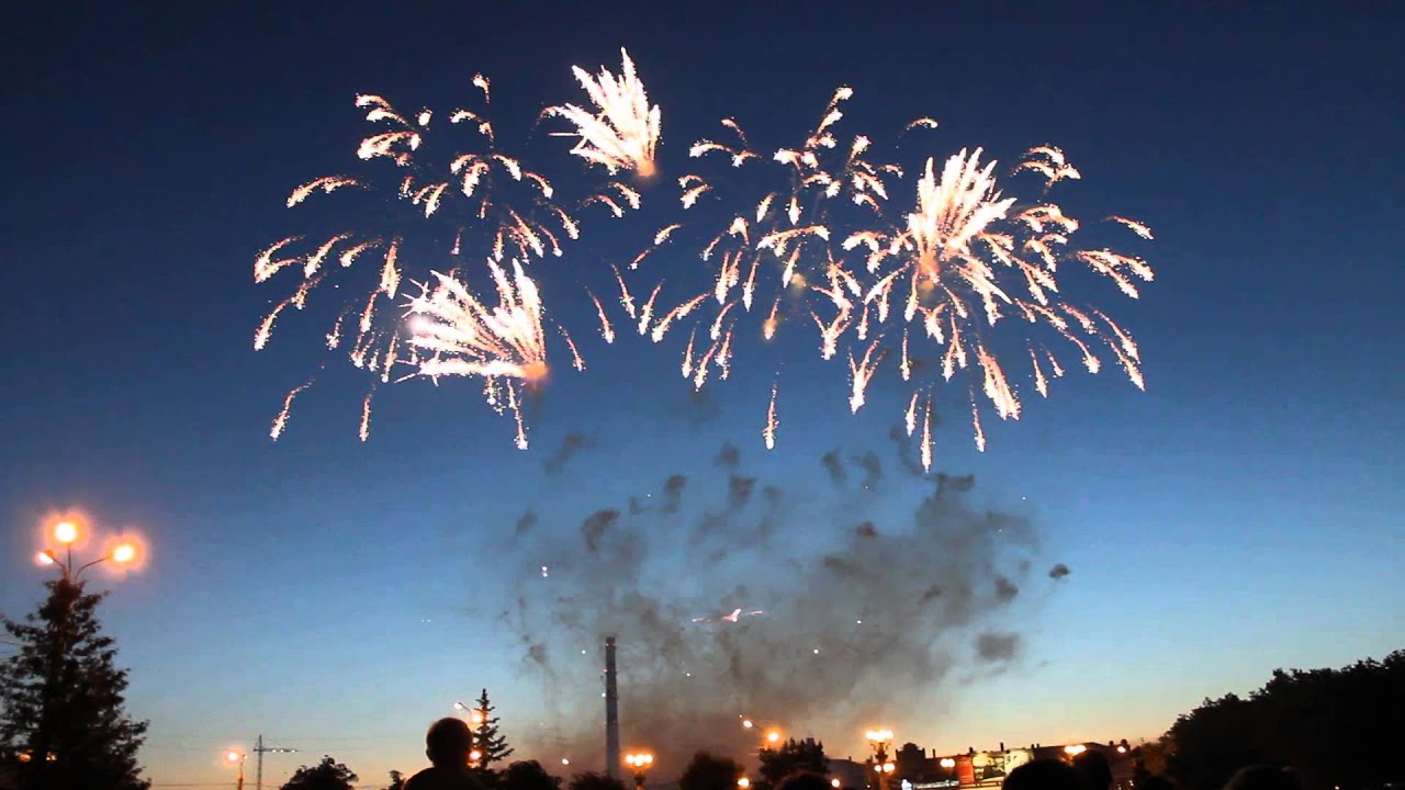 День города Иваново 2014 (салют) - YouTube