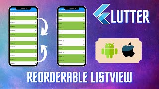 Re Orderable ListView / Draggable ListView in Flutter.