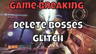 Game Breaking  Delete Bosses Glitch - 4th Horseman About To Be Disabled For Triple Damage
