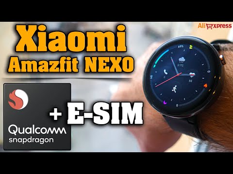 Amazfit Nexo con pantalla AMOLED, chip Snapdragon Wear 2500 y eSIM se vende  en AliExpress por 70 dólares