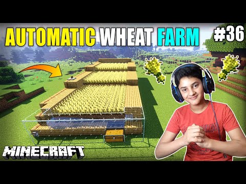 I MADE AUTOMATIC WHEAT FARM, MINECRAFT GAMEPLAY #21 in 2023