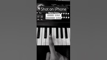 Shot on iPhone 📱 (Easy Piano Tutorial) #tiktok #piano #shorts